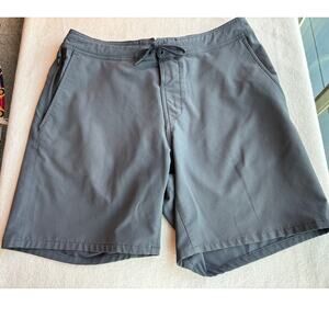 Ten Thousand The Foundation Short Medium 7" 3 Pockets 1/2 Elastic Waist Gray Blu